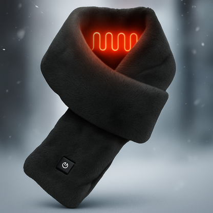 Cozy Heated Neck Scarf with Plush Fleece Lining - Glamry