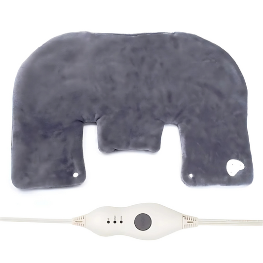 Cozy Fleece Heated Neck and Shoulder Wrap - Glamry