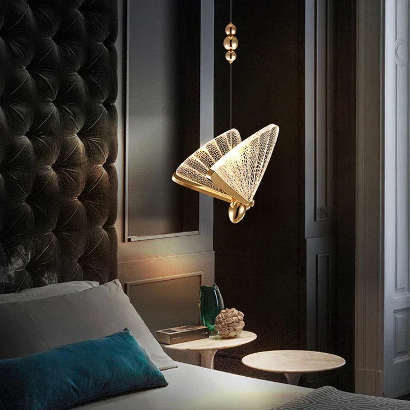 Beautiful Wing Shaped Hanging Lamp