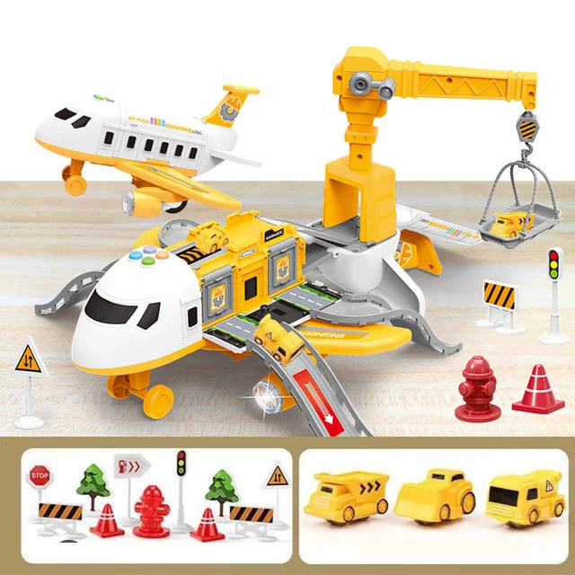 Fun Airplane Playset for Toddlers with Extras - Glamry