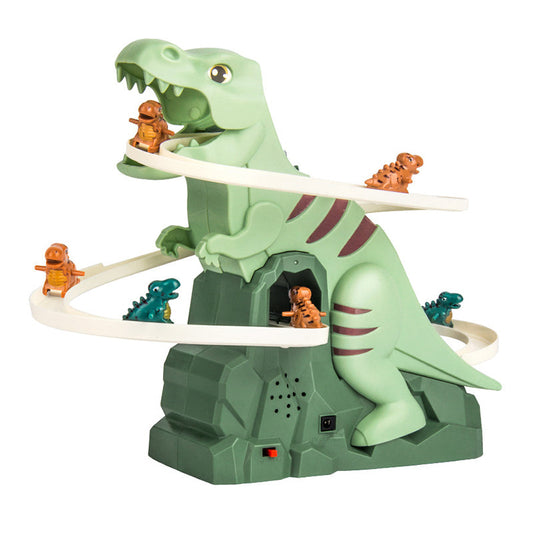 Fun Kids Dinosaur Racing Track with Glow Cars - Glamry