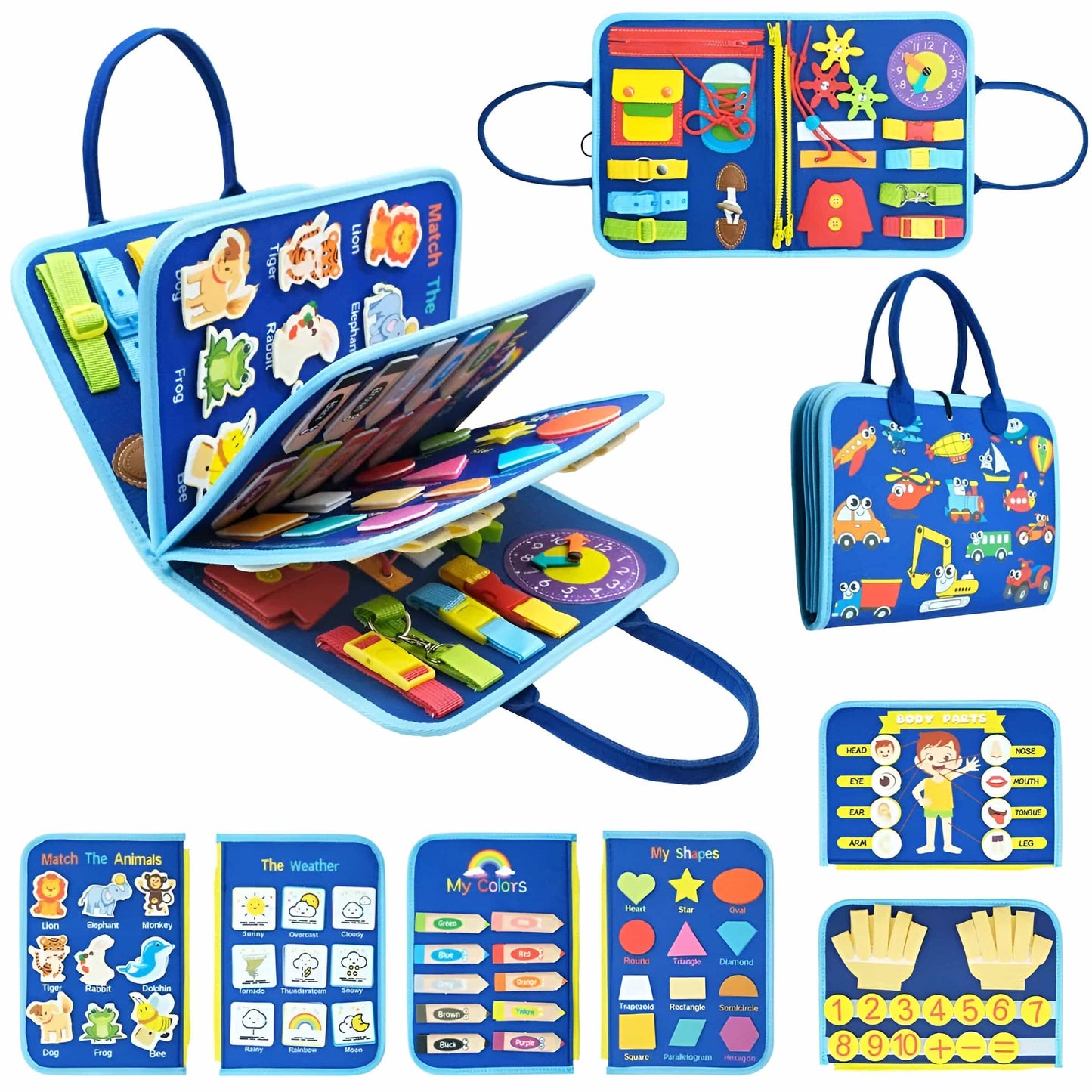 Fun Educational Activity Book for Children - Glamry