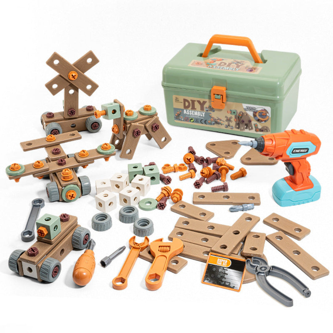 Children's Building Tool Kit – Durable Playset for Kids - Glamry
