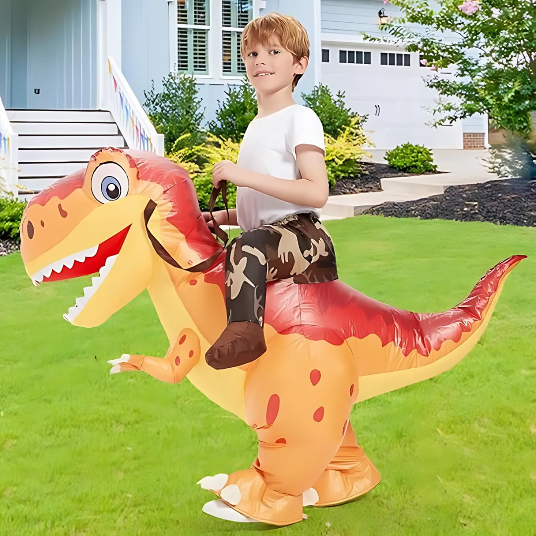 Fun Inflatable T-Rex Costume for Kids - Glamry