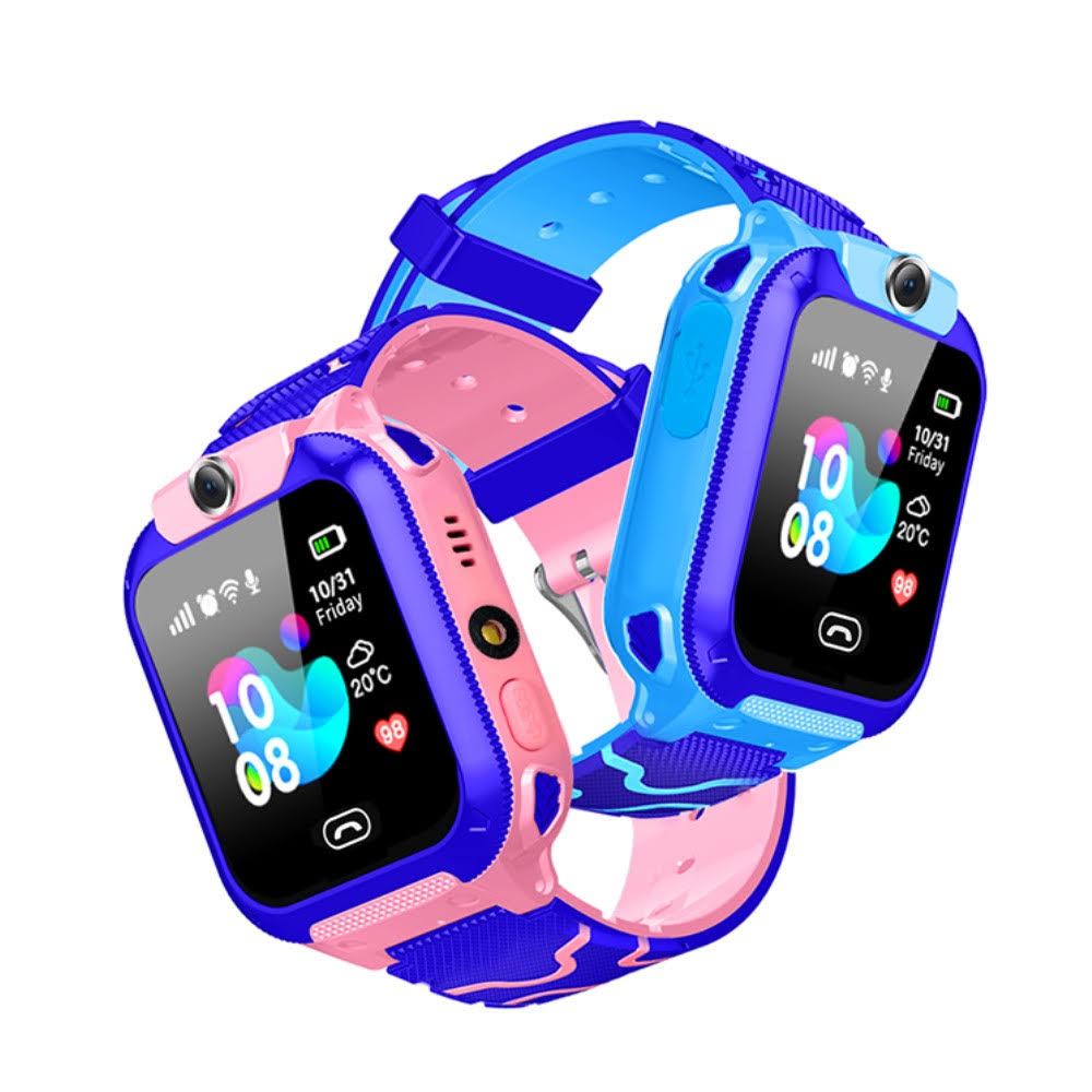 Fun GPS Kids Watch with Camera - Waterproof Red Smartwatch