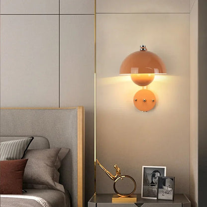 Funghi Shaped Wall Light Fixture