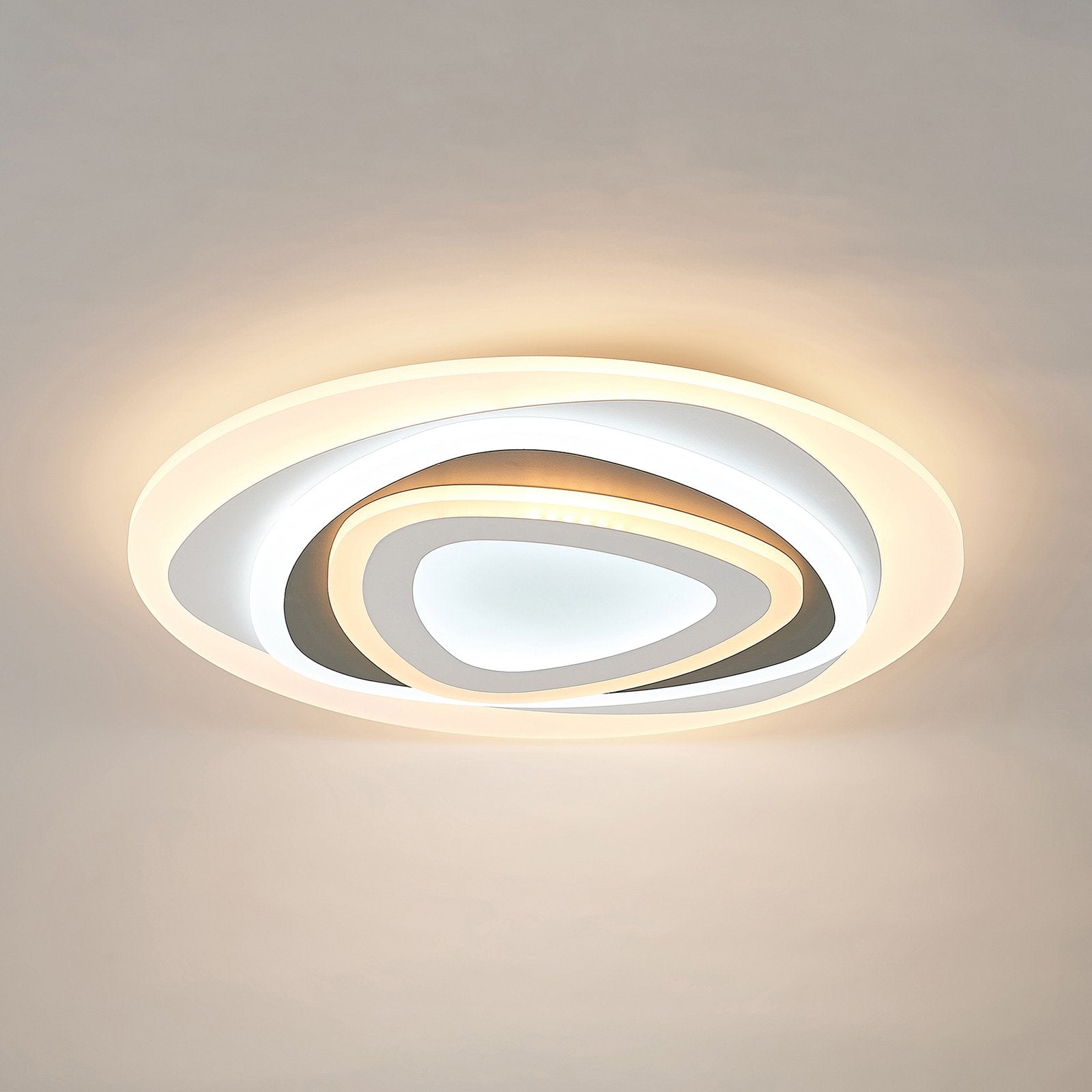 Slim LED Ceiling Fixture – Modern Flush Mount Light - Glamry