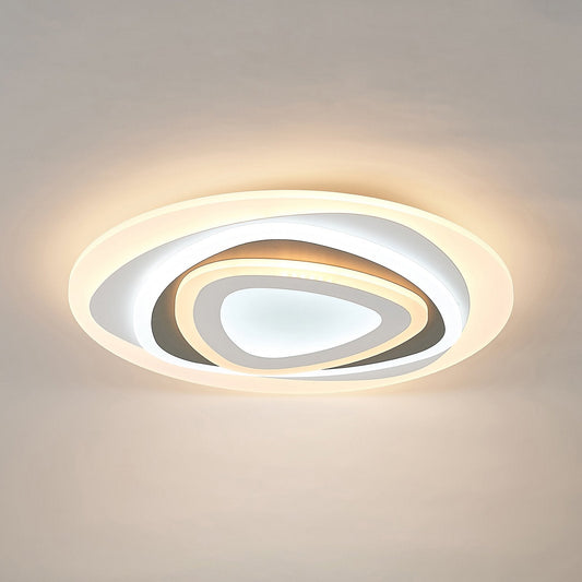Slim LED Ceiling Fixture – Modern Flush Mount Light - Glamry