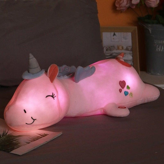 Colorful Cuddly Unicorn Plush Toy for Children - Glamry