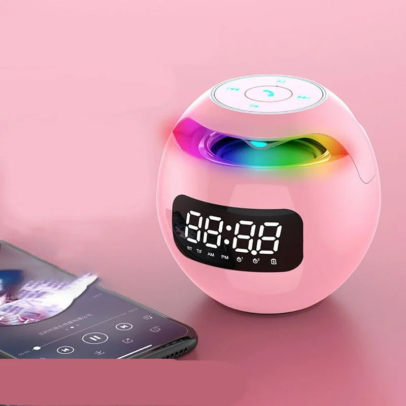Smart LED Digital Alarm Clock with Bluetooth Speaker - Glamry