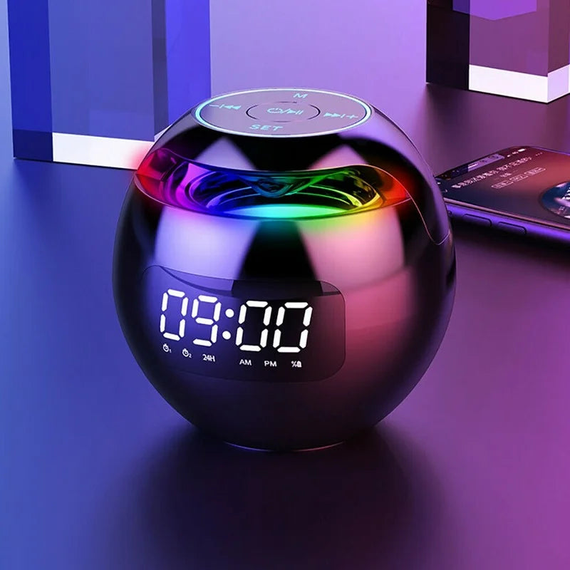 Smart LED Digital Alarm Clock with Bluetooth Speaker