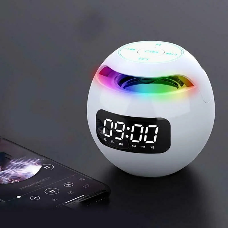 Smart LED Digital Alarm Clock with Bluetooth Speaker