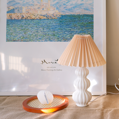 Soft Shade Table Lamp with Warm Ambient Light