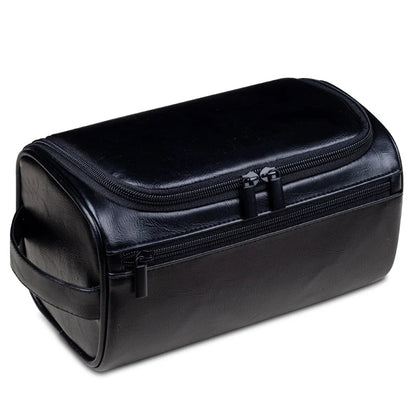 Premium Leather Travel Bag with Multiple Compartments