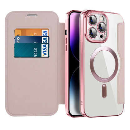 Premium Leather Flip Phone Case for iPhone 11-14