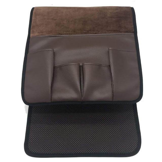 Premium Leather Desk Organizer with Multiple Compartments