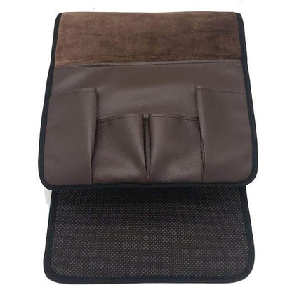 Premium Leather Desk Organizer with Multiple Compartments