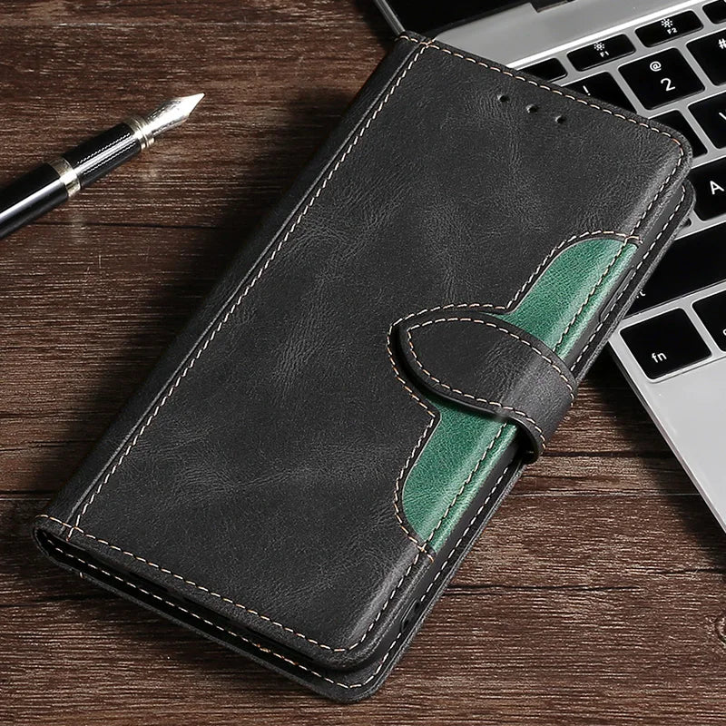 Premium Leather Phone Wallet Case for iPhone - Glamry