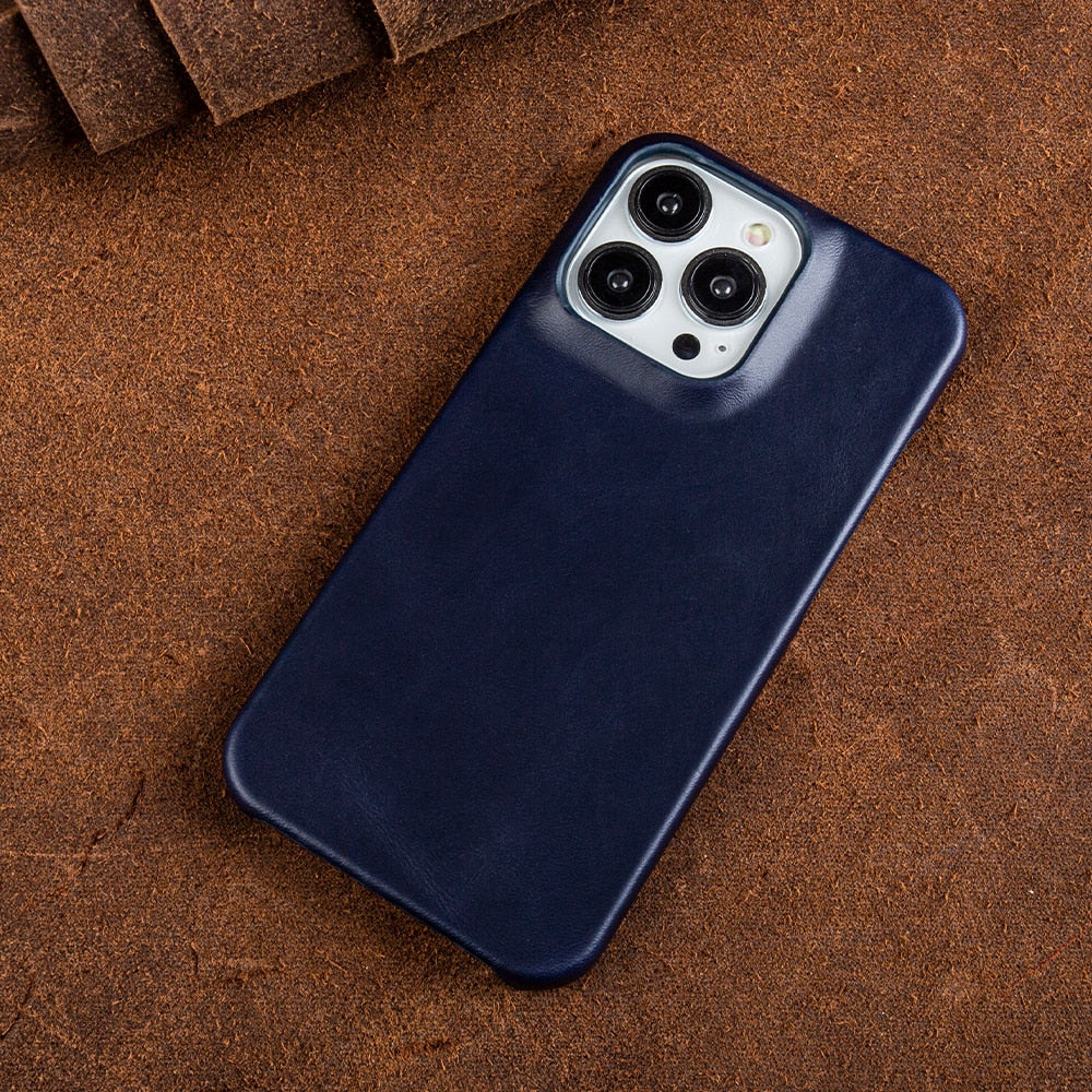 Premium Leather iPhone Case with Soft Touch Protection