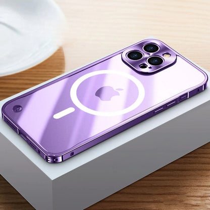 Slim Premium Metal iPhone Pro Max Phone Case - Glamry