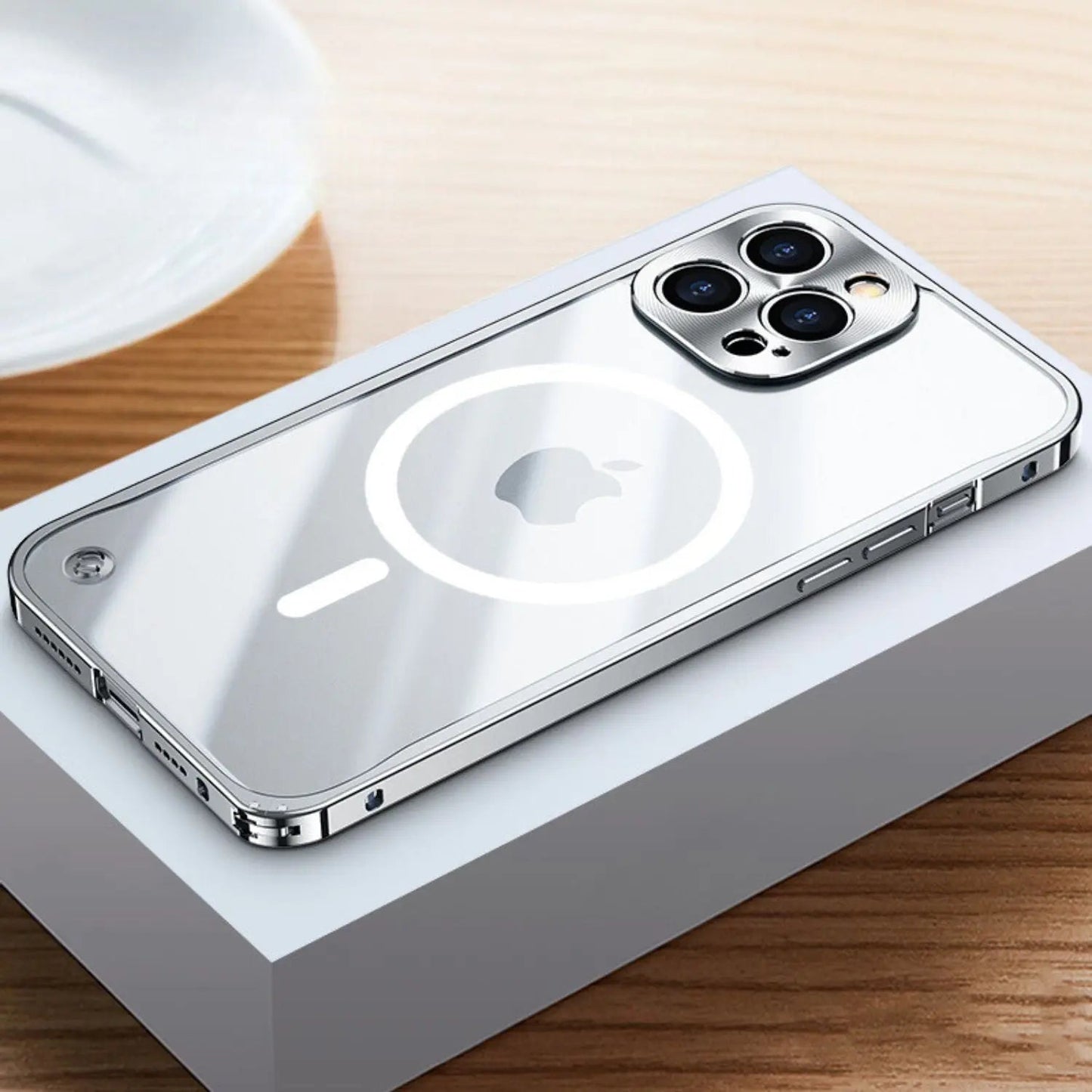 Slim Premium Metal iPhone Pro Max Phone Case