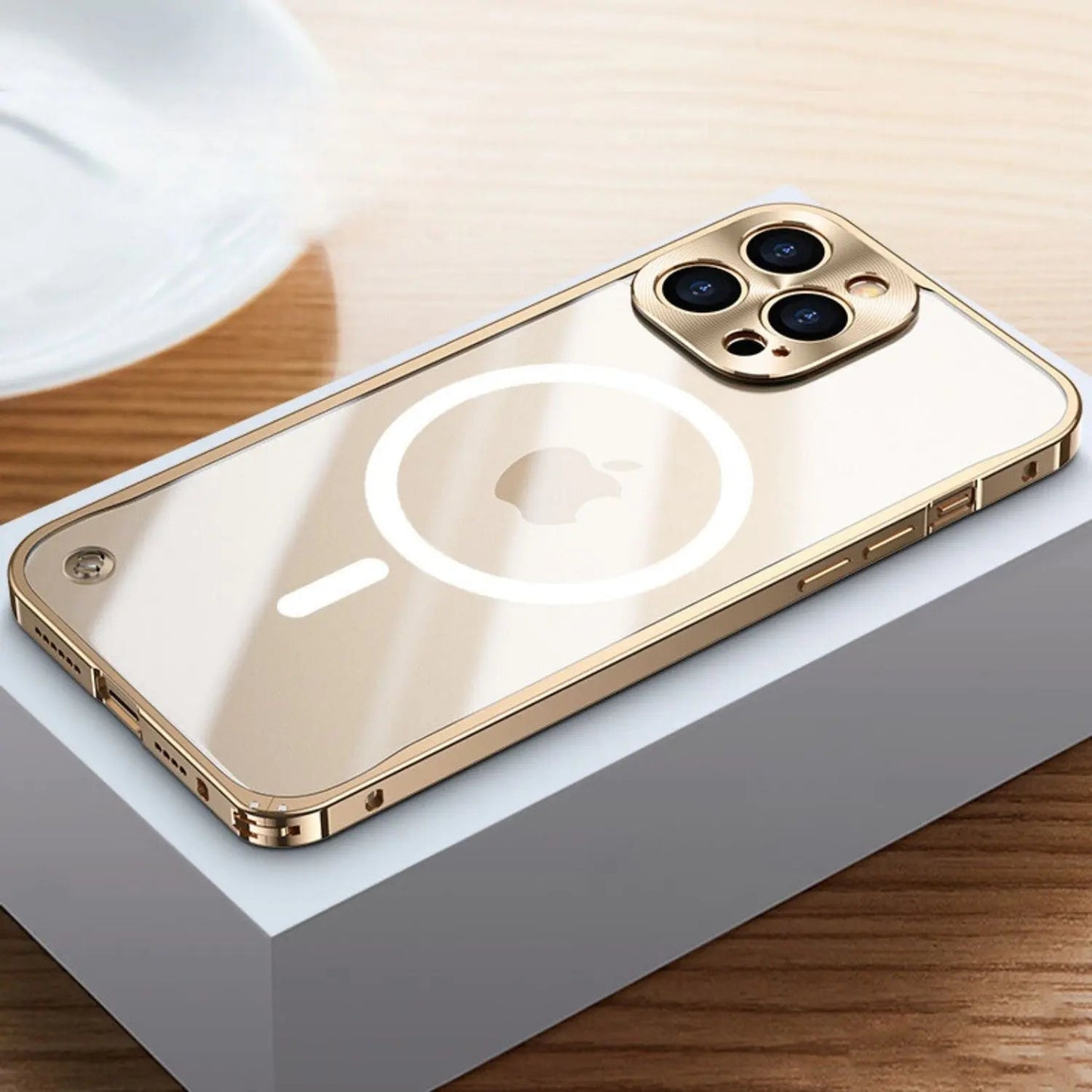 Slim Premium Metal iPhone Pro Max Phone Case