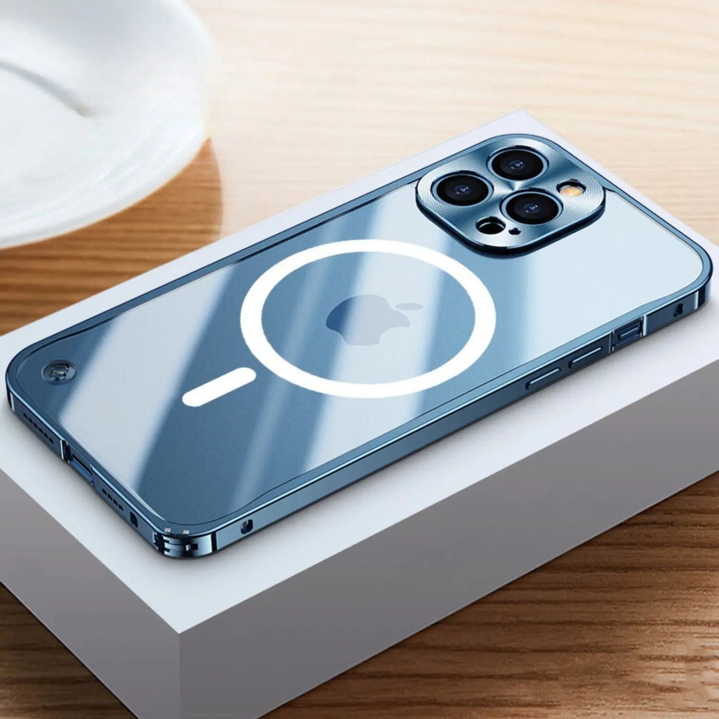 Slim Premium Metal iPhone Pro Max Phone Case