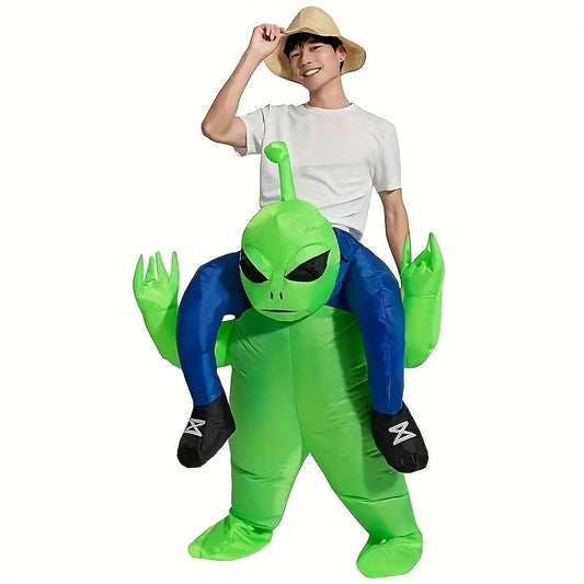 Inflatable Alien Costume for Men - Humorous Halloween Suit - Glamry