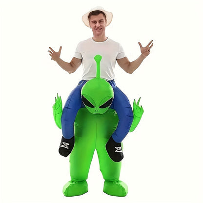 Inflatable Alien Costume for Men - Humorous Halloween Suit