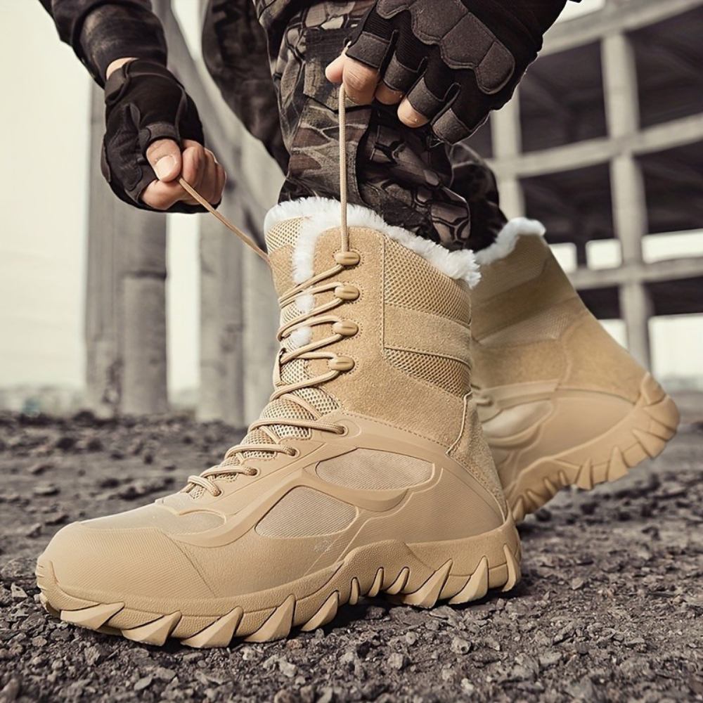 Rugged Outdoor Boots - Waterproof Hiking Footwear - Glamry