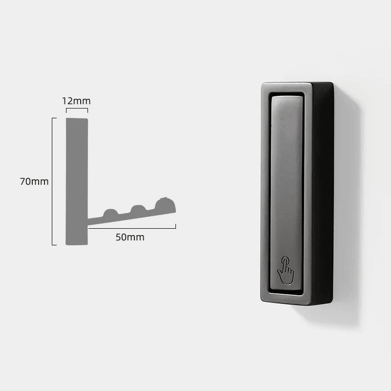 Modern Compact Wall Mount Coat Hooks
