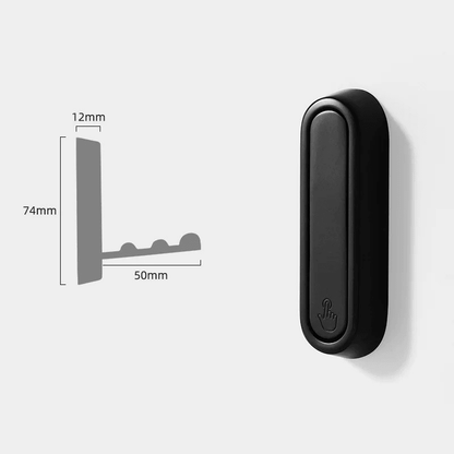 Modern Compact Wall Mount Coat Hooks