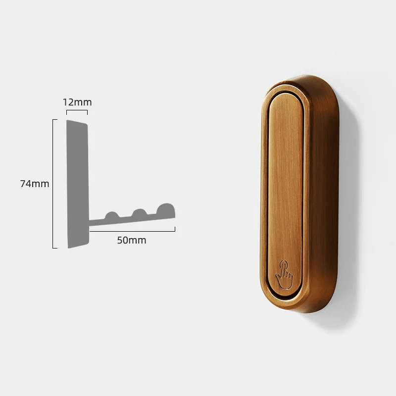 Modern Compact Wall Mount Coat Hooks