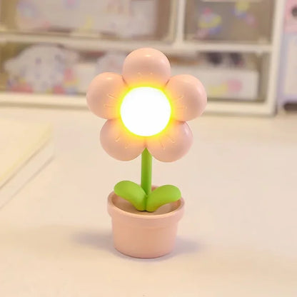 Small Floral Desk Lamp - Glamry