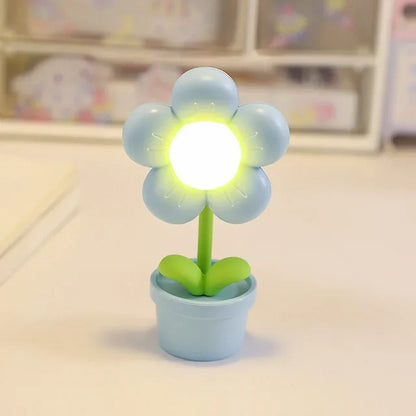Small Floral Desk Lamp