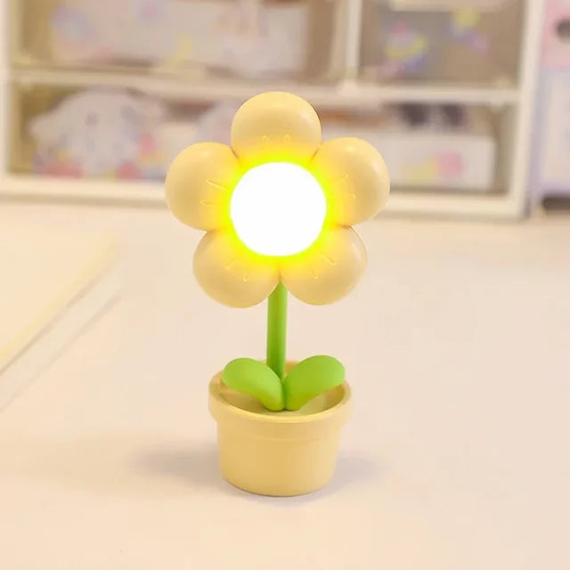Small Floral Desk Lamp