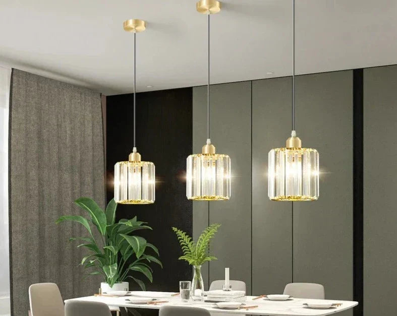 Luxurious Dog Crystal Hanging Lamp