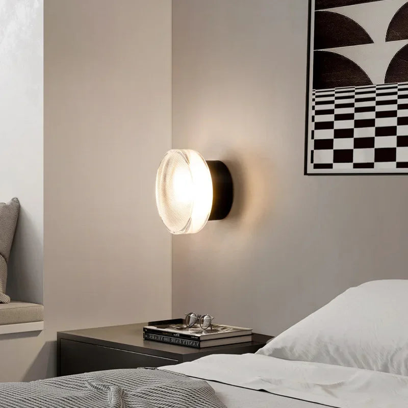 Round LED Contemporary Wall Light