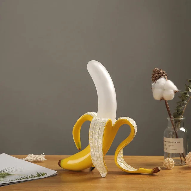 Bright Yellow Banana Table Lamp