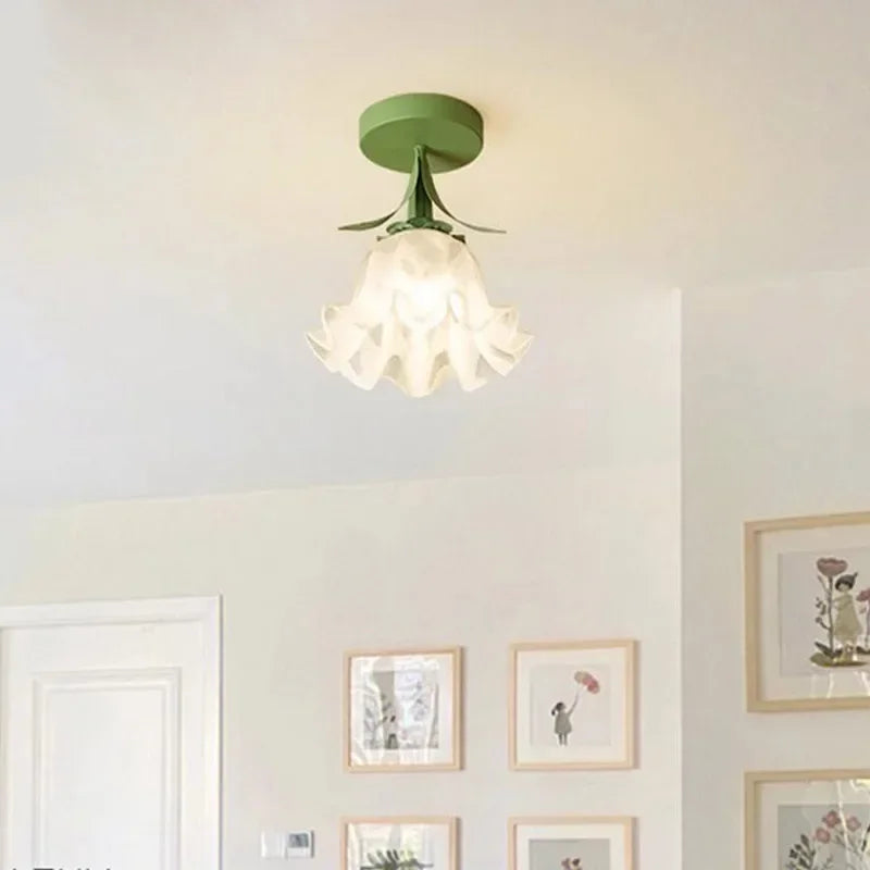Modern Chrome Hanging Lamp