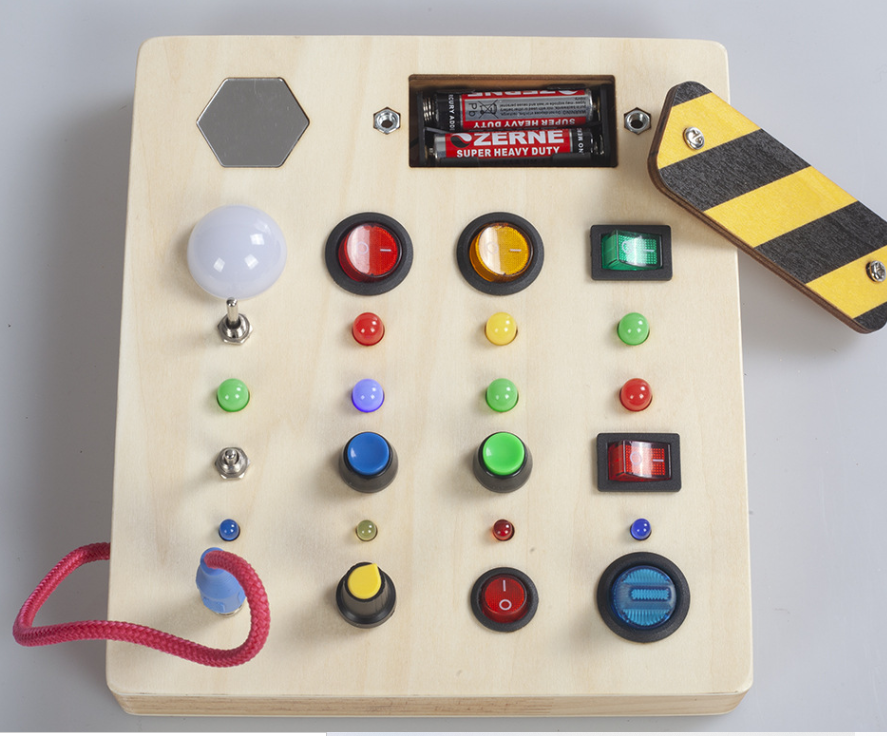 Fun Learning Activity Board for Kids with Lights and Sounds - Glamry