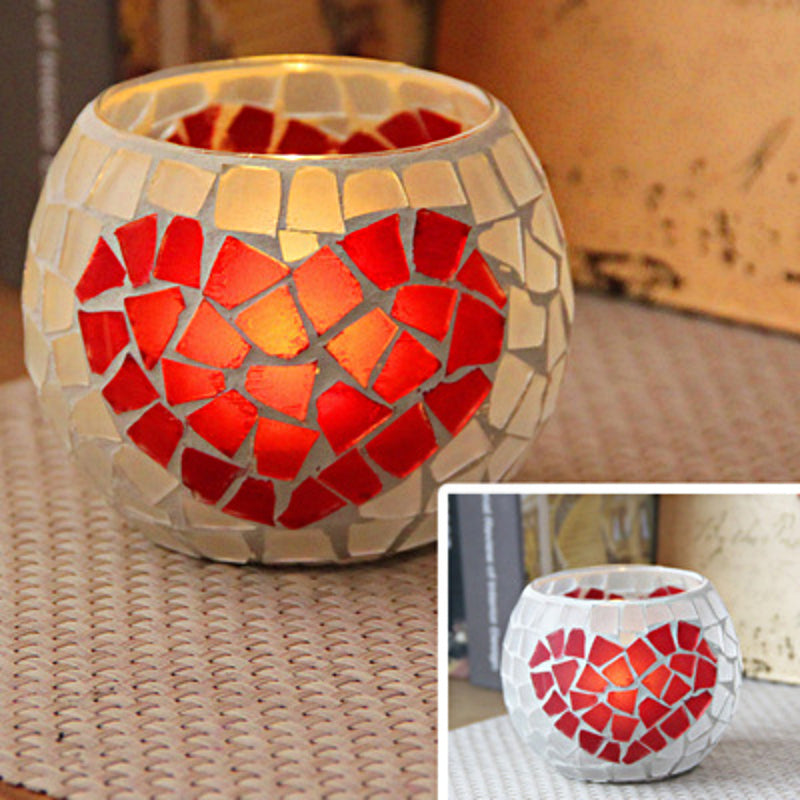 Colorful Glass Tea Light Candle Holder