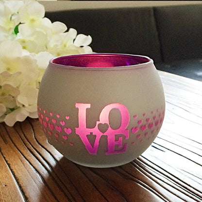 Colorful Glass Tea Light Candle Holder