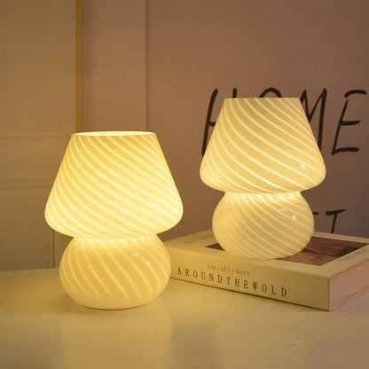 Calm Glass Office Table Lamp - Glamry