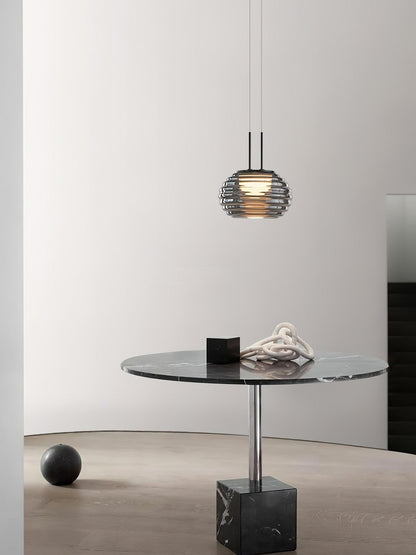 Circular Crystal Table Lamp