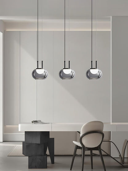 Circular Crystal Table Lamp