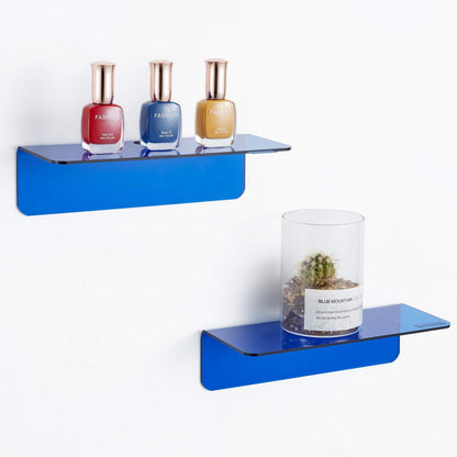 Glowing Decor | Modern Wall Floating Shelf Set