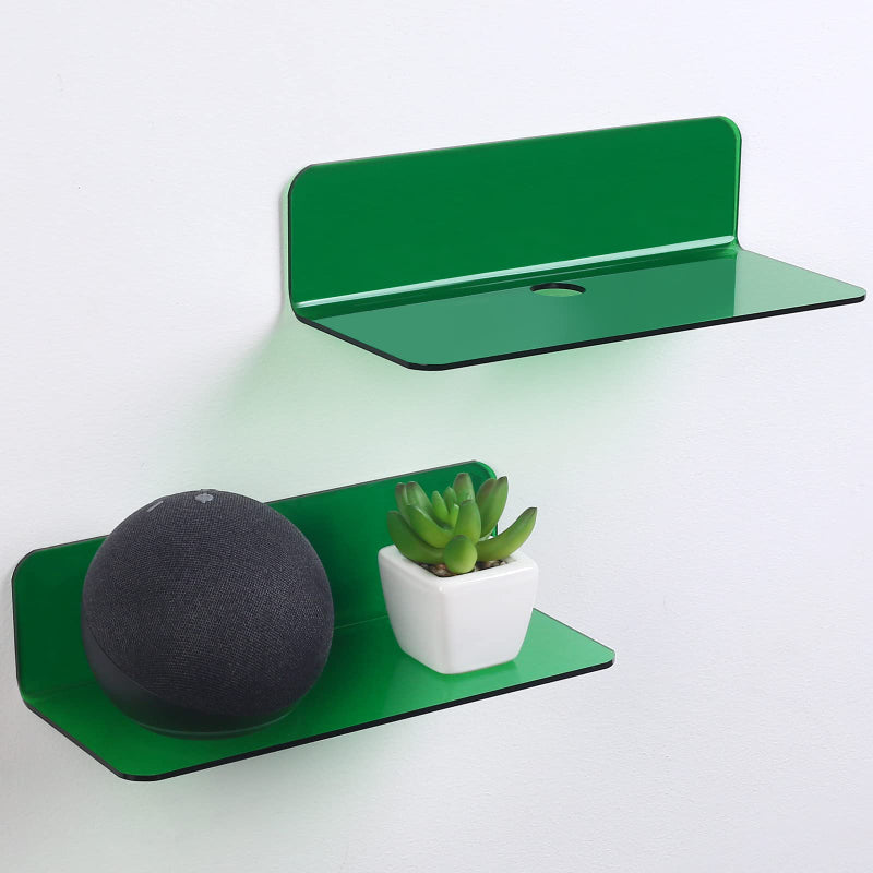 Glowing Decor | Modern Wall Floating Shelf Set