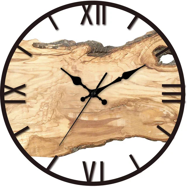 Sleek Glass Large Wall Clock