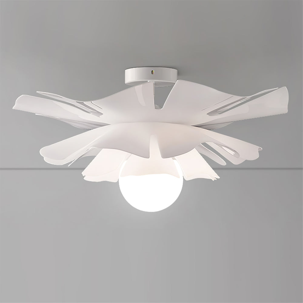 Floral Ceiling Lamp with Soft Warm Lighting
